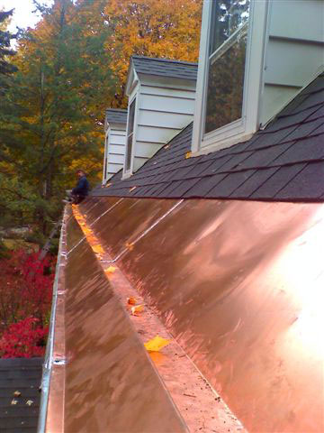 Copper Gutters